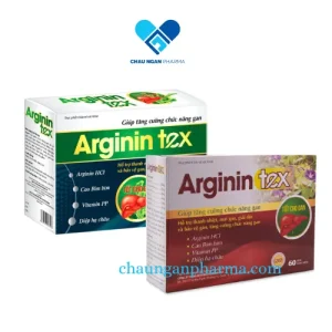 Arginin Tex Hộp 60 viên (xanh hoặc tím ) - Hỗ trợ thanh nhiệt, mát gan, giải độc và bảo vệ gan - Châu Ngân Pharma