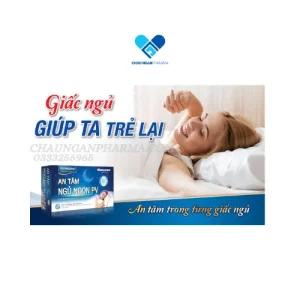 AN TÂM NGỦ NGON PV - Hộp 50 viên- Châu Ngân Pharma