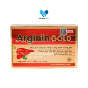 Arginin gold - Hộp 60 viên - Châu Ngân Pharma