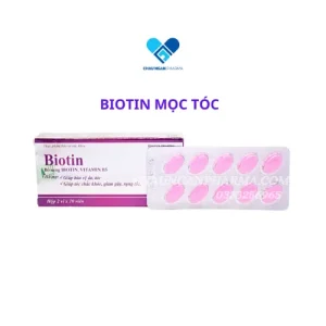 BIOTIN - ROSTEX - Hộp 20 viên - Châu Ngân Pharma - Hình ảnh 2