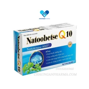 Natoobetse Q10 (Xanh Dương) - Hoạt huyết dưỡng não - Hộp 30 viên - Châu Ngân Pharma