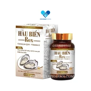 HÀU BIỂN ROX Bạc - Hộp 30 viên nang cứng - Châu Ngân Pharma