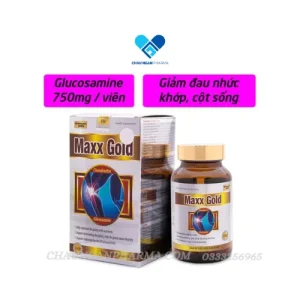 Maxx Gold (Nhãn Vàng) - Hộp 60 viên - Ngăn chặn thoái hoá khớp - Châu Ngân Pharma