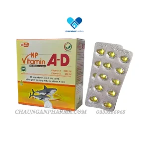 Viên uống bổ sung NP VITAMIN A-D - Hộp 100 viên - Châu Ngân Pharma