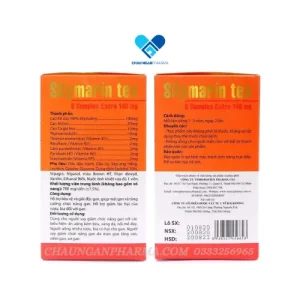 Viên uống bổ gan SILYMARIN TEX - Hộp 100 viên (vàng) - Châu Ngân Pharma - Hình ảnh 2