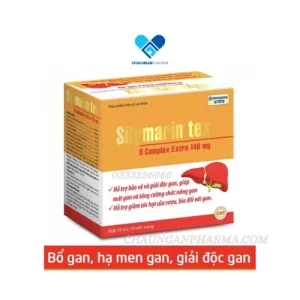 Viên uống bổ gan SILYMARIN TEX - Hộp 100 viên (vàng) - Châu Ngân Pharma