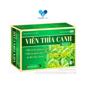 VIÊN THÌA CANH - Hộp 30 Viên - Hỗ trợ hạ đường huyết, giảm nguy cơ biến chứng do đái thao đường - Châu Ngân Pharma
