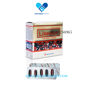 Lixeston MDP Bổ sung vitamin và các acid amin thiết yếu, giúp tăng cường sức khỏe, nâng cao sức đề kháng cho cơ thể - Hộp 50 viên
