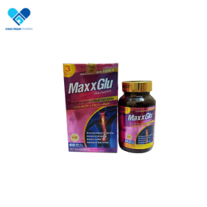 MAXXGLU WITH COLLAGEN TYPE II (tím) - Giảm Nguy Cơ Thoái Hóa Khớp Chai 60 viên - Châu Ngân
