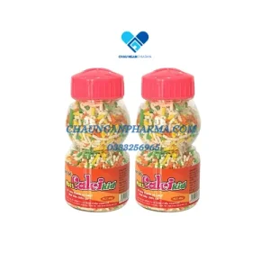 Combo 2 chai Cốm bổ Multi Calcikid - Bổ sung Vitamin và Canxi -  Lọ 40g - Châu Ngân Pharma