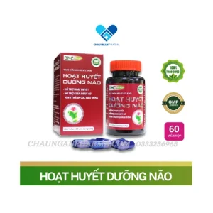 Hoạt Huyết Dưỡng Não DMC Hộp 60 viên - Châu Ngân