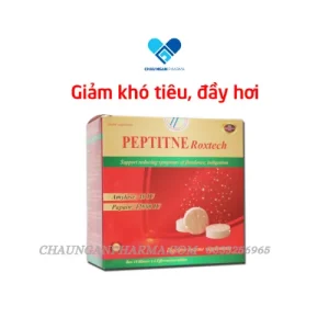 PEPTITNE Roxtech Hỗ Trợ giảm triệu chứng khó tiêu, đầy hơi Hộp 40 viên - Châu Ngân