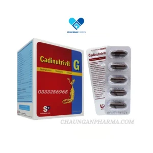 Soft. CADINUTRIVIT – G  Usp Hộp 60 viên