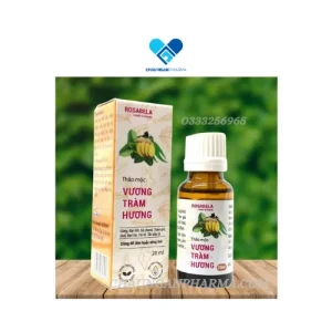 Thảo Mộc VƯƠNG TRÀM HƯƠNG Rosabela xông hơi, tắm trong các trường hợp bị cảm cúm, cảm lạnh, phong hàn, đau nhức, mỏi cơ thể Chai 20 ml- Châu Ngân