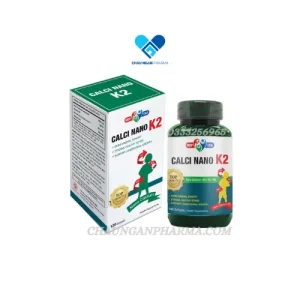 CALCI NANO K2 MDP-USA Lọ 120 viên nang - Châu Ngân - Hình ảnh 2
