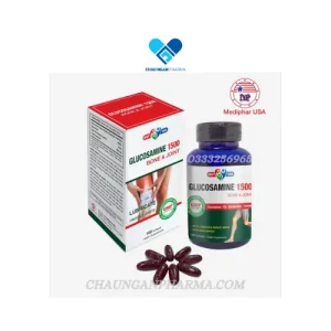 GLUCOSAMIN 1500 MDP-USA Hỗ trợ phục hồi, tái tạo mô sụn khớp bị tổn thương, thoái hóa khớp, viêm khớp Lọ 100 viên - Châu Ngân