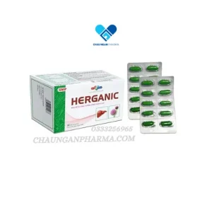 HERGANIC MDP-USA Cung cấp những hợp chất vitamin cần thiết để tái tạo và phát triển các tế bào gan mớ Hộp 50 viên nang - Châu Ngân - Hình ảnh 2