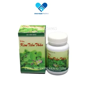 KIM TIỀN THẢO Đại Uy Lợi tiểu, giảm nguy cơ mắc sỏi mật, sỏi thận hộp 100 viên - Châu Ngân