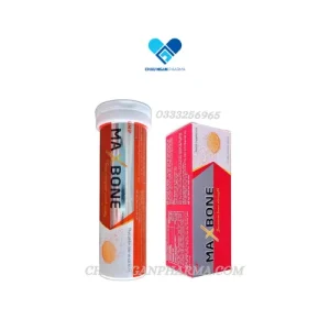 MAXBONE MDP-USA Bổ sung canxi và vitamin -Tuýp 10 viên nén sủi - Châu Ngân