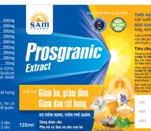 Siro Bổ Phế Prosgranic 125ml Gi ảm ho, đờm, đau rát họng - Châu Ngân - Hình ảnh 3