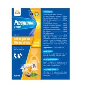Siro Bổ Phế Prosgranic 125ml Gi ảm ho, đờm, đau rát họng - Châu Ngân