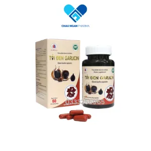 Tỏi đen Garlicin Dmc giúp hạn chế quá trình lão hóa chai 60 viên - Châu Ngân