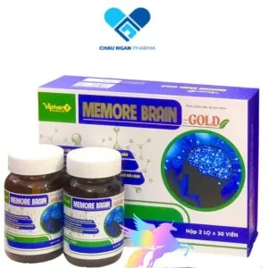MEMORE BRAIN GOLD Vinaphar 2 Lọ x 30 viên nang mềm – Châu Ngân