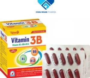VITAMIN 3B VIPHAR Hộp 100 Viên nang mềm – Châu Ngân