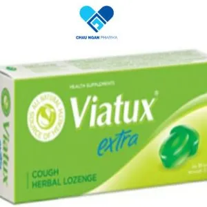 VIATUX Extra Có Đường Enat - ngăn ngừa cảm cúm, làm giảm các chứng ho - Hộp 30 viên Châu Ngân