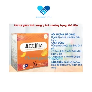 Eff. ACTIFIZ USP Giảm khó tiêu, ợ hơi, chướng bụng Hộp 40 viên – Châu Ngân - Hình ảnh 2