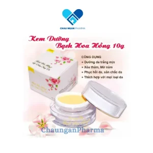 Kem dưỡng trắng da Bạch Hoa Hồng Trắng_Hủ 10gr - Châu Ngân Pharma