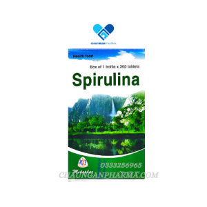 Tảo Spirulina - Bổ sung vi chất, vi khoáng từ tảo tự nhiên Mekophar Chai 300 viên – Châu Ngân