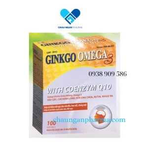 Viên uống bổ não Ginkgo Omega 3 With Coenzym Q10 Mediusa - Châu Ngân Pharma