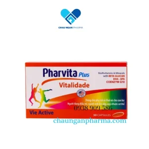 Viên nhân sâm PHARVITA PLUS G2 Hộp 30 viên - Châu Ngân Pharma