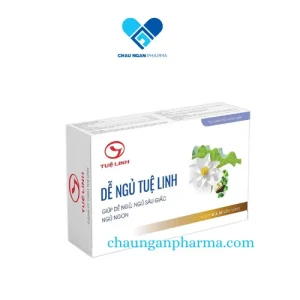 DỄ NGỦ Tuệ Linh Bình Vôi, Tâm Sen Hộp 10 viên – Châu Ngân pharma