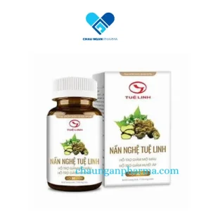 NẦN NGHỆ TUỆ LINH, hỗ trợ giảm mỡ máu, giảm huyết áp Hộp 60 viên– Châu Ngân pharma