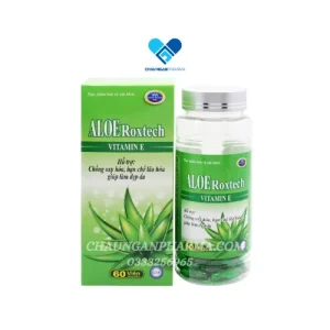 AloeRoxtech Vitamin E - Hộp 60 viên - Châu Ngân Pharma