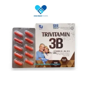 Trivitamin 3B - Hộp 100 viên nang mềm - Châu Ngân pharma - Hình ảnh 2
