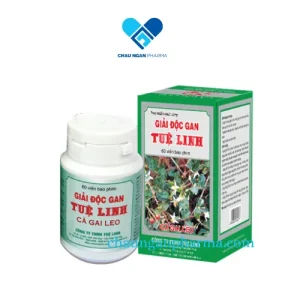 Giải độc gan TUỆ LINH giúp hạ men gan Chai 60 viên – Châu Ngân Pharma