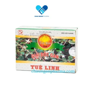 Trà GIẢI ĐỘC GAN Tuệ Linh Hộp 5 gói x 6gram – Châu Ngân Pharma