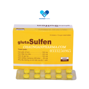 Gluta Sulfen_Hộp 10 vĩ x 10 viên - Châu Ngân Pharma