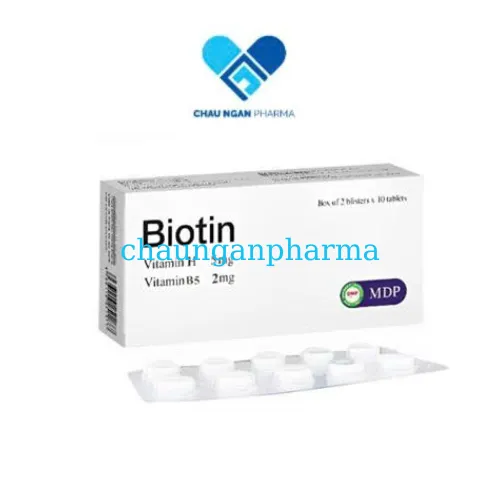 TPBVSK BIOTIN MDP USA giúp tóc, móng chắc khỏe Hộp 20 viên – Chaunganpharma