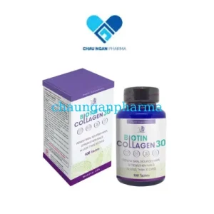 TPBVSK BIOTIN COLLAGEN 30 MDP USA Hộp 1 Chai 100 viên – Chaunganpharma