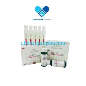 Tpbvsk BIOTIN COLLAGEN 30 PLUS WHITE MDP USA Hộp 4 vỉ x 5 ống*10ml - Chaunganpharma