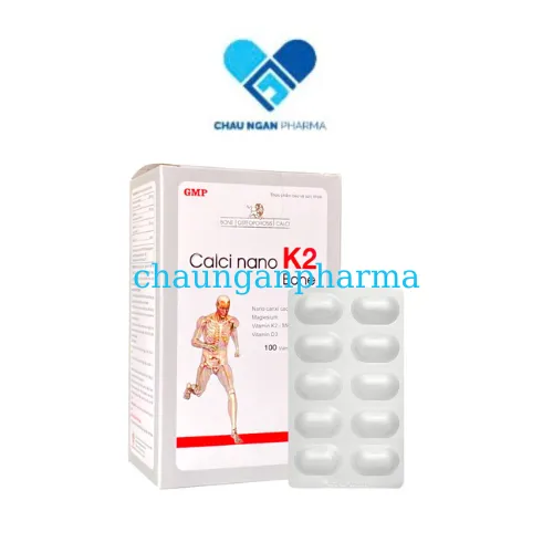 TPBVSK CALCI NANO K2 BONE MDP USA Hộp 100 viên- Chaunganpharma