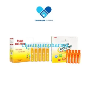 Tpbvsk Bổ sung vitamin, acid amin KIDDI BIOLYSINE MDP USA Hộp 4 vĩ x 5 ống x 10ml - Chaunganpharma