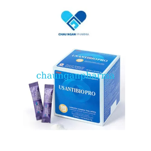 Tpbvsk Bổ sung lợi khuẩn USANTIBIOPRO MDP USA Hộp 10 túi x 10gói x 1g - Chaunganpharma