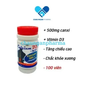 TPBVSK CALCIUM D3 MDP USA Lọ 100 viên nén - Chaunganpharma