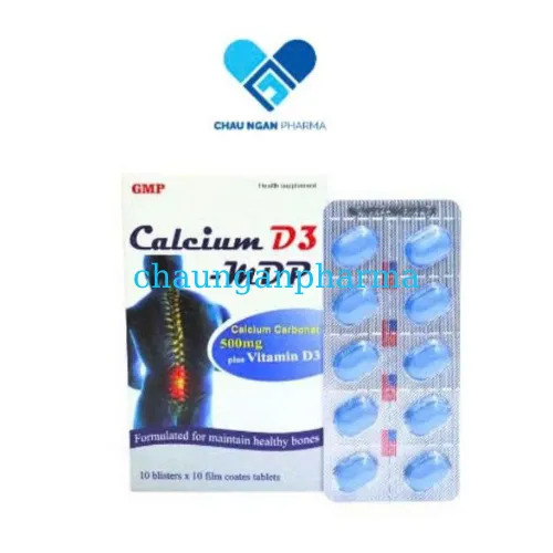 TPBVSK CALCIUM D3 MDP USA Hộp 100 viên nén - Chaunganpharma