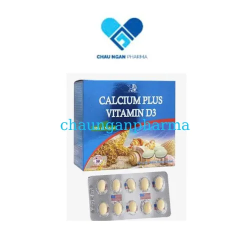 TPBVSK CALCIUM PLUS VITAMIN D3 MDP USA Hộp 100 viên nang mềm – Chaunganpharma